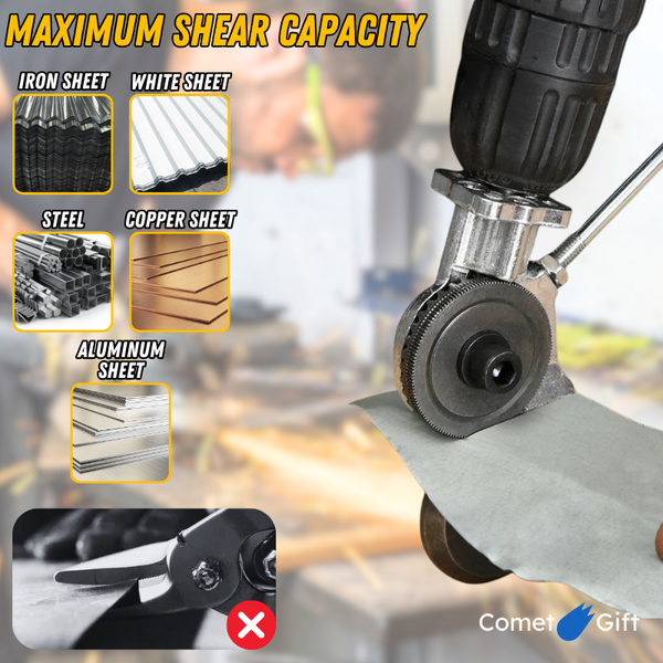 DrillCutPro™ | The Drill-Powered Sheet Metal Shredder