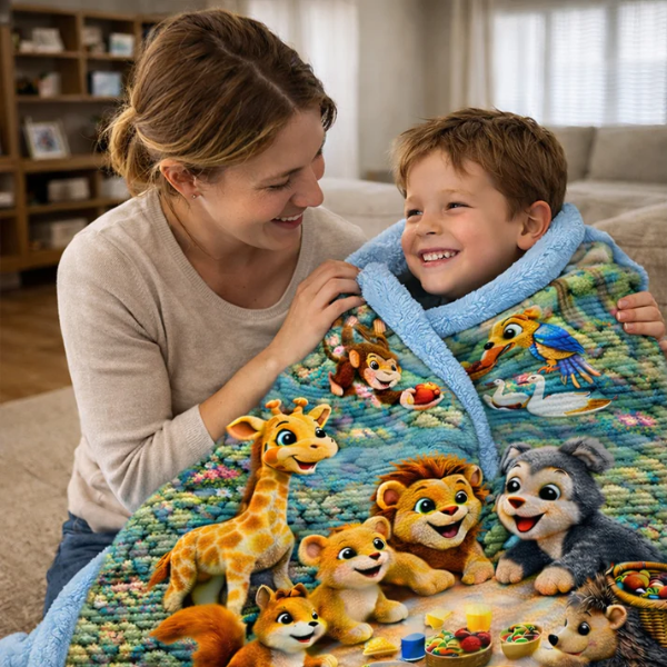 Super Warm and Adventurous 3D Plush Blanket